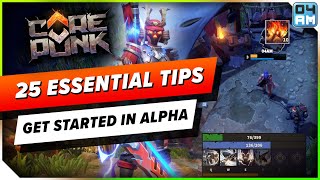 Corepunk is Finally Here 25 ESSENTIAL Tips amp Tricks To Get Started in The Alpha [upl. by Terry737]