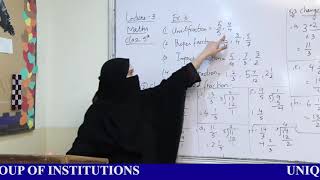 Online lecture 3 Class 5 MATHS UNIT 4 FRACTION EX 1234518 [upl. by Bussy]