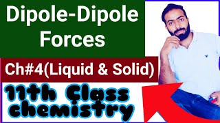 DipoleDipole forces  Types of intermolecular forces  11th Class chemistry  chno4 [upl. by Yreved]