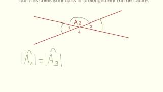 Vidéo 211 Rappel les angles [upl. by Natehc]