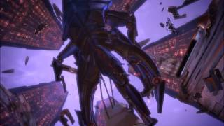 Mass Effect 1 Final Boss Saren controlled by Sovereign [upl. by Hallsy]