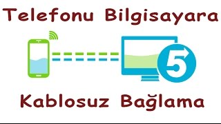 telefonunu kablosuz bilgisayara bağlama dosya aktarma [upl. by Gaylord]