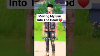 Moving My Sim Into The Hood ❤️ The Sims 4 [upl. by Yllim]