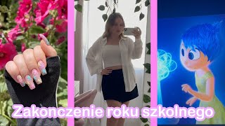 Vlog z zakończenia roku szkolnego • Koniec 1 klasy liceum • Rozpoczęcie wakacji 🏫🏝️🍉 [upl. by Ramyar]