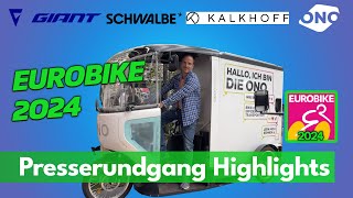 EUROBIKE 2024 Auftakt  Highlights vom Presserundgang [upl. by Engis162]