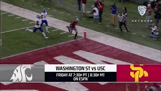 Washington State  USC football game preview [upl. by Anemij]