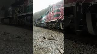 Ferromex 4698 NS 17K at Mayor West Virginia [upl. by Annasus]