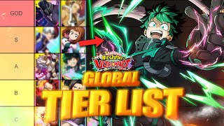 GLOBAL Reroll Guide TIER LIST BEST UNITS IN THE GAME My Hero Academia Ultra Impact [upl. by Eatnoled324]