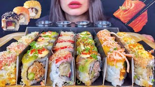 ASMR SUSHI amp SASHIMI PLATTER MUKBANG No Talking EATING SOUNDS [upl. by Elisabetta]