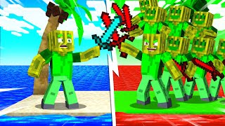 ICH DREH DURCH CHAOSFLO44 vs CHAOSFLO44 Minecraft YouTuber Insel [upl. by Nosinned]