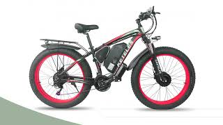 KETELES K800 Electric Bike 26 Inch 48V 23Ah Land Cruiser 48V 2000W Electric Bicycle 1000W Two Motor [upl. by Azmuh]