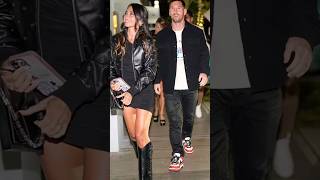 Lionel Messi ⚽ with wife Antonella Roccuzzo 👸short lionelmessi antonellaroccuzzo shorts [upl. by Ellinej]