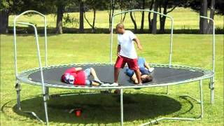 TOP 10 FAKEST MOVES IN TRAMPOLINE WWE HISTORY [upl. by Felisha]