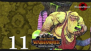 Total War Warhammer 3 Immortal Empires  The Fecundites Festus the Leechlord 11 [upl. by Amaerd]