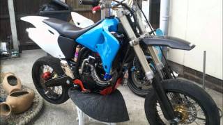 Yamaha YZ 400F Supermoto Project Rebuild Restore [upl. by Edyak]