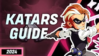 Brawlhalla Katars Combos amp Gameplay Guide 2024 [upl. by Neehsar]