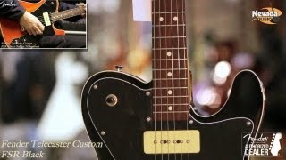 Fender Limited Edition 72 Telecaster Custom P90s FSR  Black  PMTVUK [upl. by Katine]