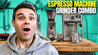 Why I Love This Espresso Machine Grinder Combo  Hibrew vs AMZChef [upl. by Fabozzi750]