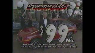 1985 Sunnyvale Chrysler Plymouth commercial [upl. by Marjy816]