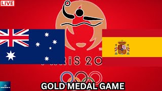 2024 PARIS OLYMPICS AUSTRALIA vs SPAIN WOMENS WATER POLO GOLD MEDAL LIVE GAME CAST amp CHAT [upl. by Dlopoel]