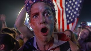 USA Fans in Rio React After Beating Ghana [upl. by Deirdra]