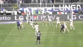 Golazo de Mauricio Pinilla a Milan [upl. by Notgnilliw]