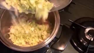 Risotto verza e pancetta in 1 minuto  FoodVlogger [upl. by Ylrrad786]