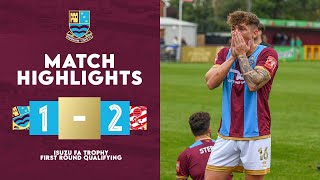 BEATEN in the FA Trophy  Farnham Town vs Flackwell Heath  Full Match Highlights [upl. by Zinnes510]