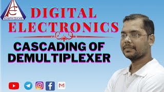 CASCADING OF DEMULTIPLEXER DIGITAL ELECTRONICS 56 [upl. by Elacsap882]