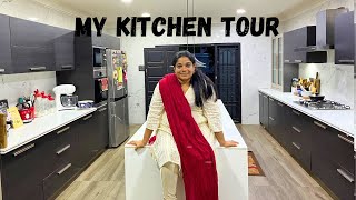 My Kitchen Tour 2023  My Indian Dream Kitchen Tour  Yummy Tummy Aarthi Kitchen Tour [upl. by Sholom382]