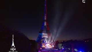 MARSEILLAISE 14 juillet 2015 Paris Tour Eiffel [upl. by Nosduj]