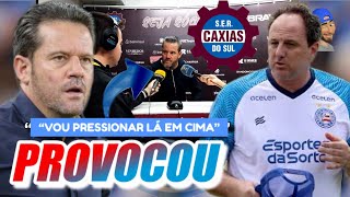 🚨OLHA ISSO TREINADOR DO CAXIAS REVELA COMO VAI JOGAR E AINDA PROVOCA O BAHIA”FUI CAMPEÃO INVICTO” [upl. by Acinehs268]