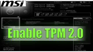 How to Enable TPM 20 on AMD Ryzen CPUs [upl. by Anson890]