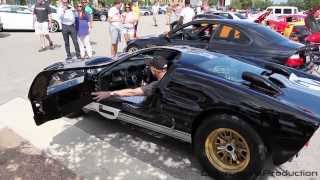 LOUD Ford GT40 Revving Nice Exhaust Note [upl. by Ylerebmik]