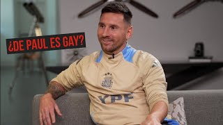 LEO MESSI opina sobre los compañeros de la Selección Argentina [upl. by Fusco]