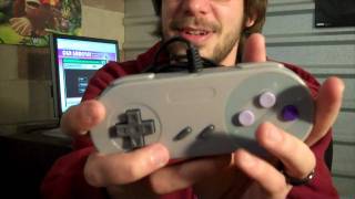 CGR Undertow  TOMEE SNES USB CONTROLLER for PCMac Video Game Accessory Review [upl. by Oralia]