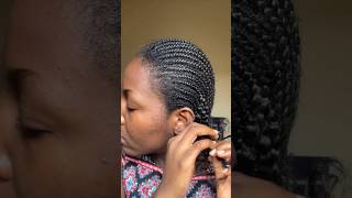 Loosening my old cornrows hairtutorial hairstyle [upl. by Nednil]