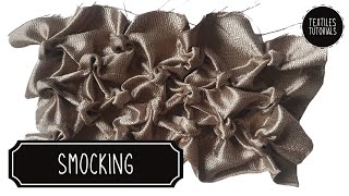 Smocking  Fabric Manipulation Techniques  Textiles Tutorials [upl. by Clower]