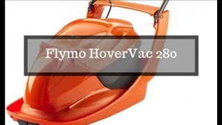 FLYMO HOVER VAC 280 LAWN MOWER FROM WOODIES SUPPLY STORE IN IRELAND [upl. by Drye759]