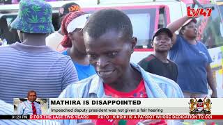 quotHawajafanyia Gachagua wetu vizuriquot  Mathira residents say after Kindikis swearingin [upl. by Gautier]