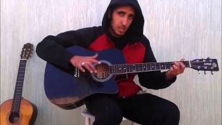 Babylone  Zina GuitarLesson SoloFrappe [upl. by Andel591]