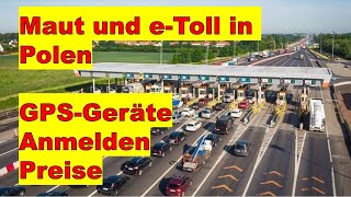 Poland  Toll and EToll in Poland 2023  The most important points  GPS devices  Registration [upl. by Zedekiah]