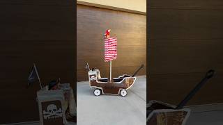 I MADE A PIRATE SHIP FOR THE WORLDS CUTEST PIRATE 🏴‍☠️ diycostume halloween2024 pirateship diy [upl. by Pirozzo]