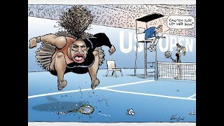 SOCIAL MEDIA REACTS TO RACIST CARTOON OF SERENAWILLIAMS [upl. by Ramo107]