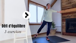 3 exercices pour léquilibre [upl. by Eerased]