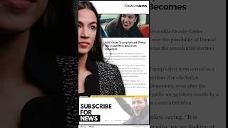 AOC Fears Trump Would Throw Her in Jail if he Becomes President [upl. by Annalla]