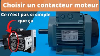 Fonctionnement dun contacteur moteur  Comment choisir le contacteur [upl. by Tsirc91]