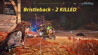 Bristleback 2 KILLED  Horizon Forbidden West [upl. by Elene230]