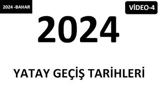 2024 YATAY GEÇİŞ TARİHLERİ 2024 BAHAR DÖNEMİ GEÇİŞ TARİHLERİ YATAY GEÇİŞ VİDEO4 [upl. by Spense]