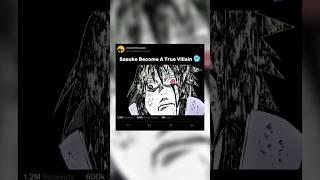 Sasuke Become A True Villain 🥶shorts naruto anime narutofans narutoshippuden narutoexplained [upl. by Kernan]